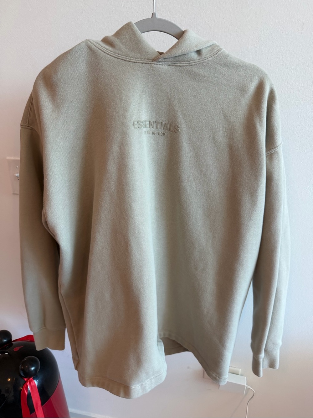 Essentials Men's Crewneck Sweatshirt in Sage Green